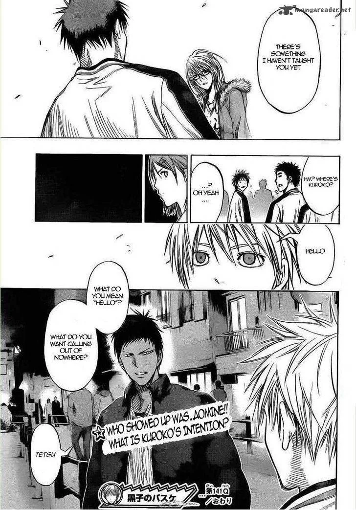 Kuroko no Basket Chapter 141 page 20