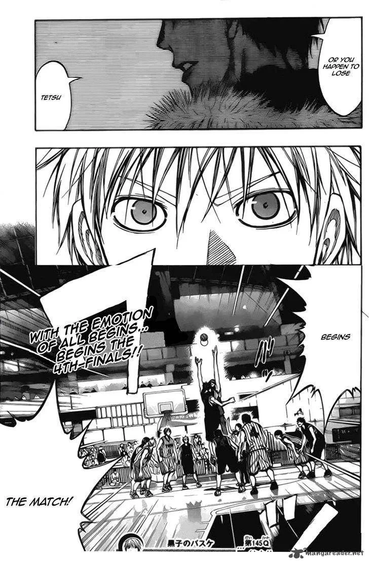Kuroko no Basket Chapter 145 page 17