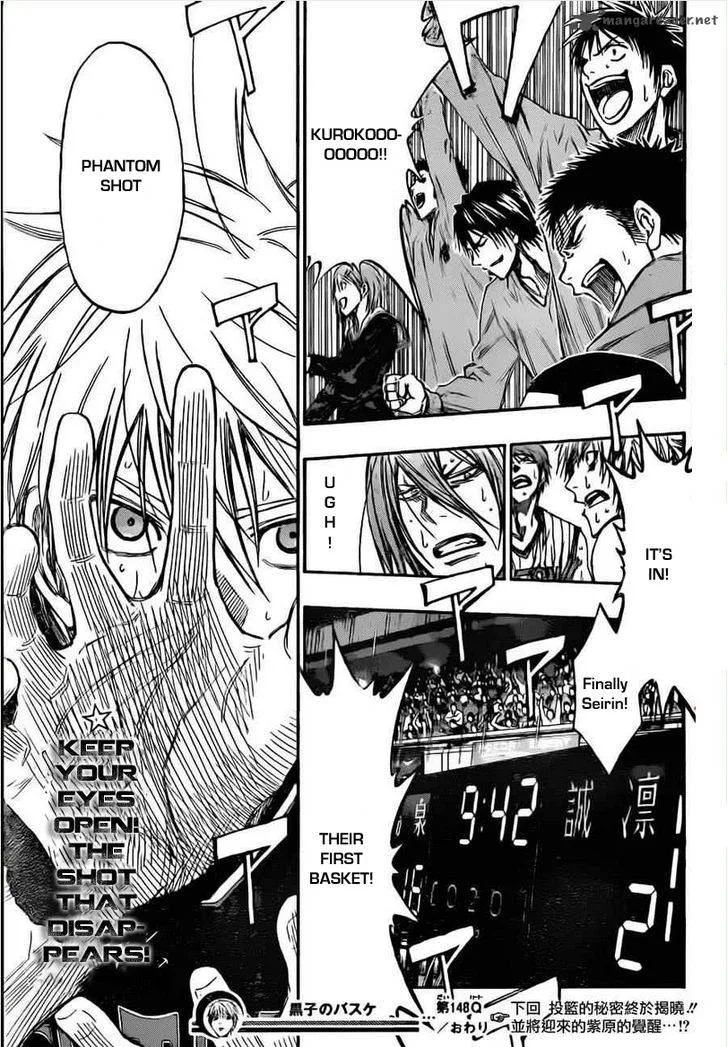 Kuroko no Basket Chapter 148 page 17