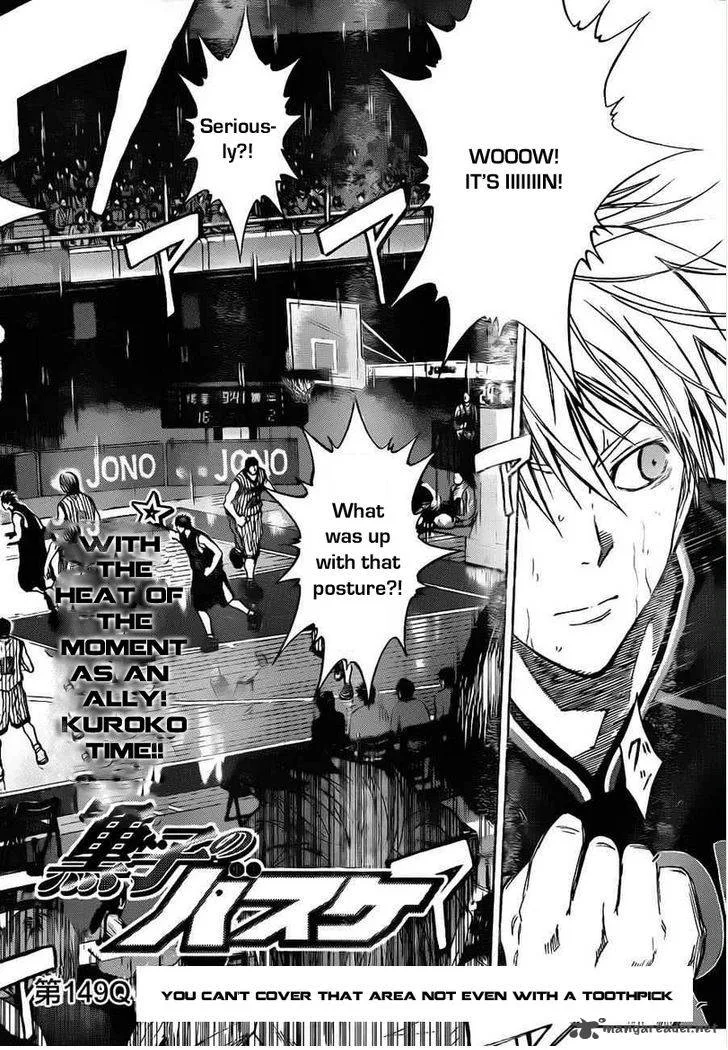 Kuroko no Basket Chapter 149 page 2