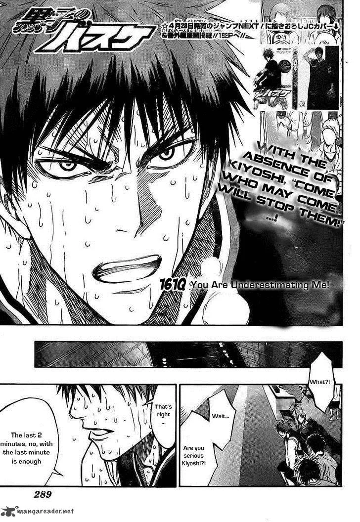 Kuroko no Basket Chapter 161 page 3