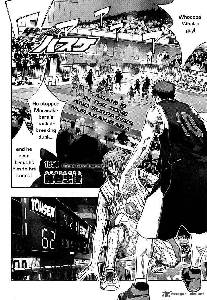 Kuroko no Basket Chapter 165 page 2