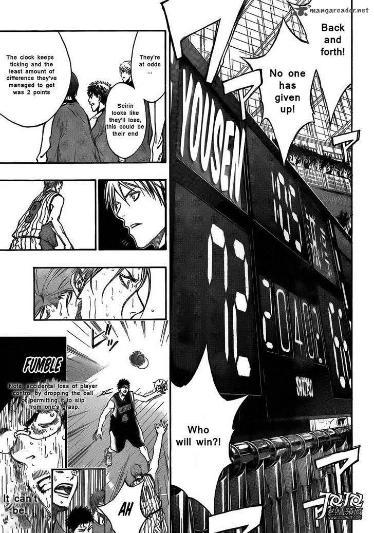 Kuroko no Basket Chapter 166 page 15