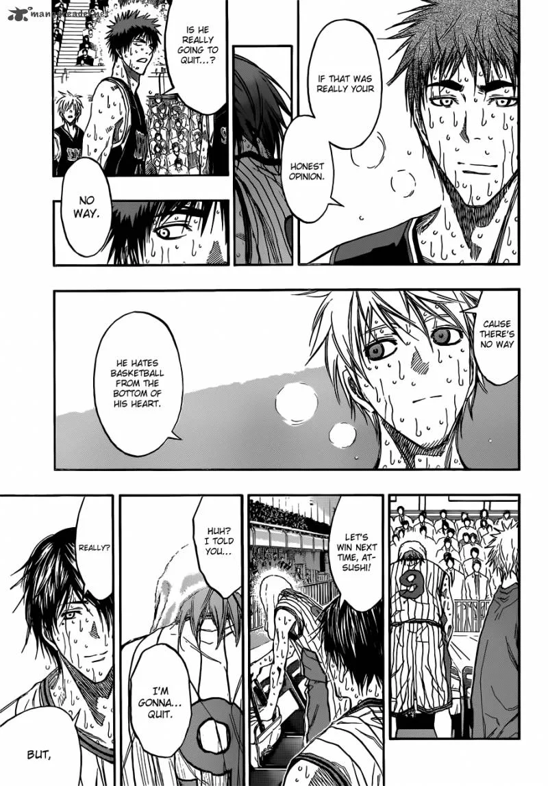 Kuroko no Basket Chapter 169 page 10