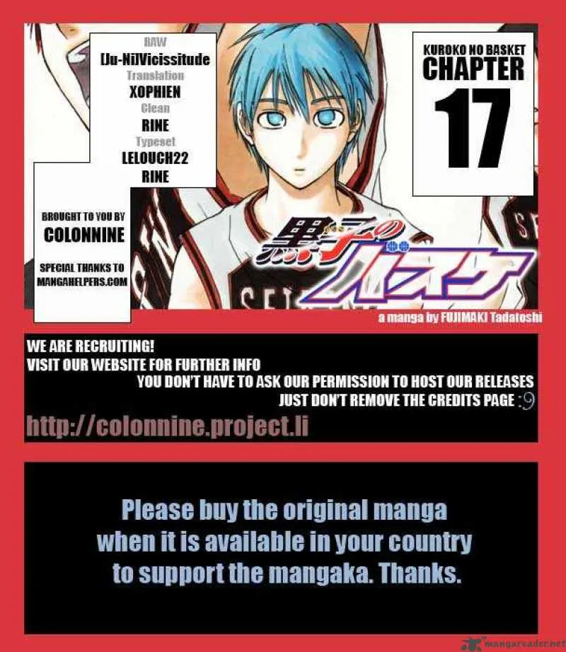 Kuroko no Basket Chapter 17 page 20