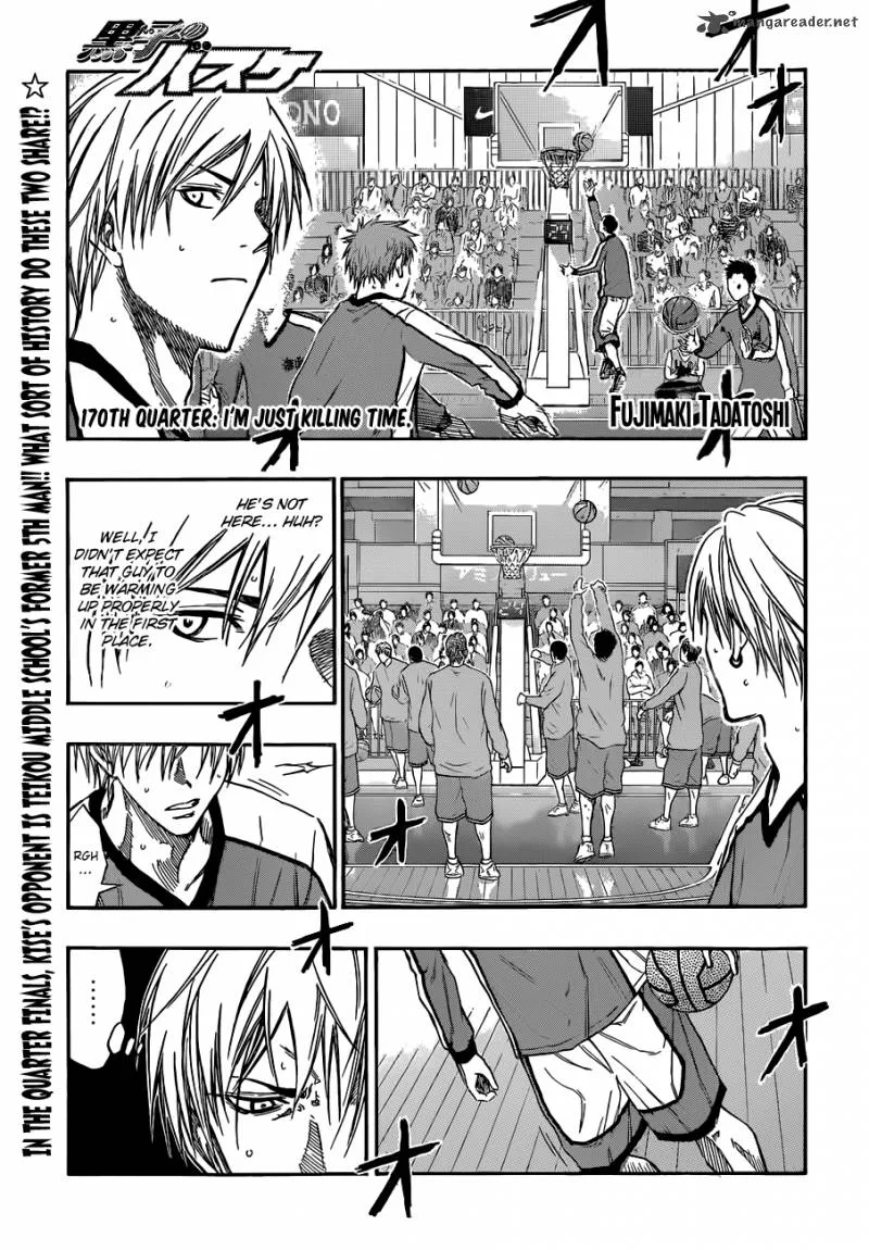Kuroko no Basket Chapter 170 page 1