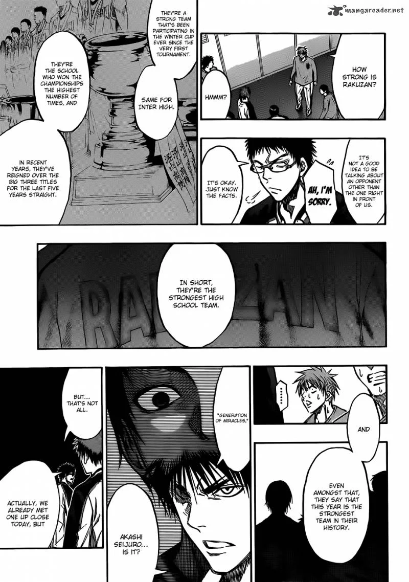 Kuroko no Basket Chapter 174 page 19