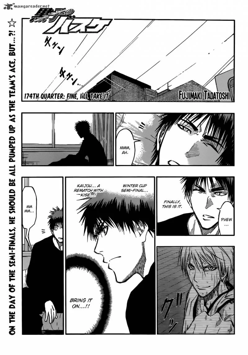Kuroko no Basket Chapter 174 page 1