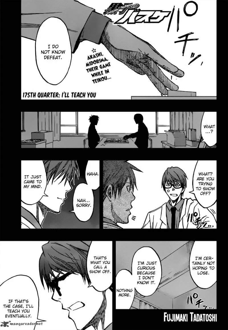 Kuroko no Basket Chapter 175 page 1