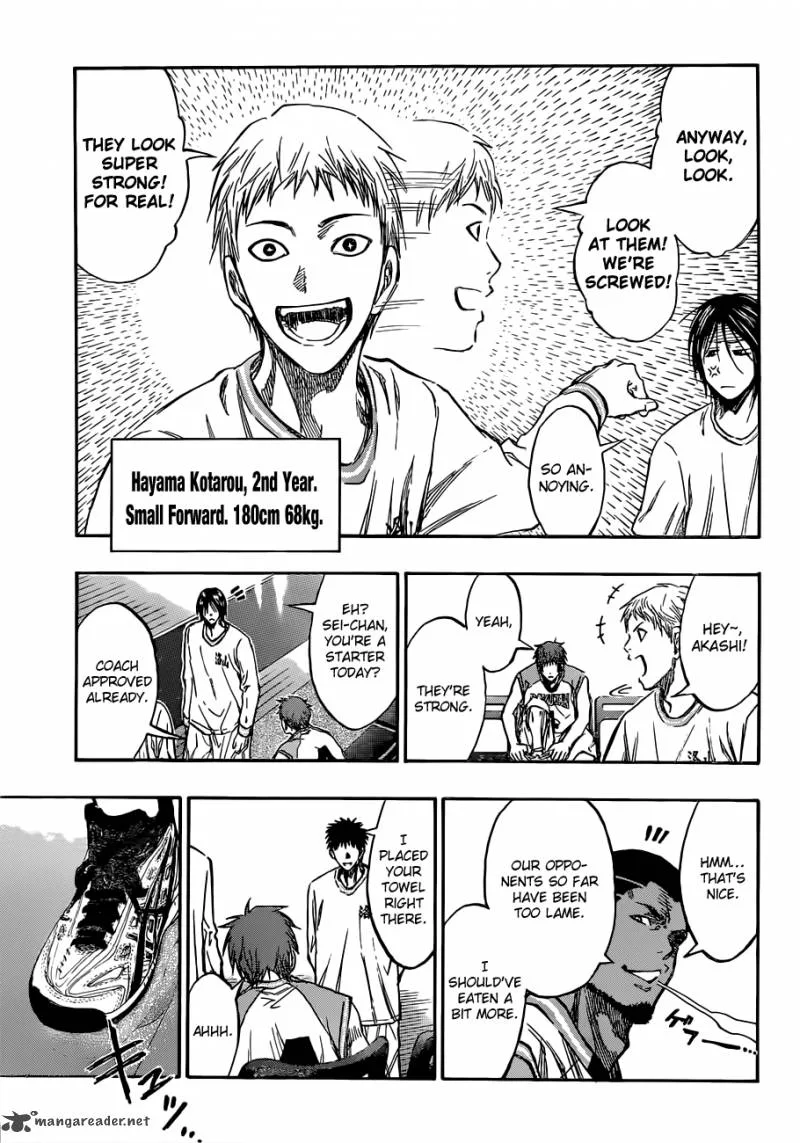 Kuroko no Basket Chapter 175 page 9
