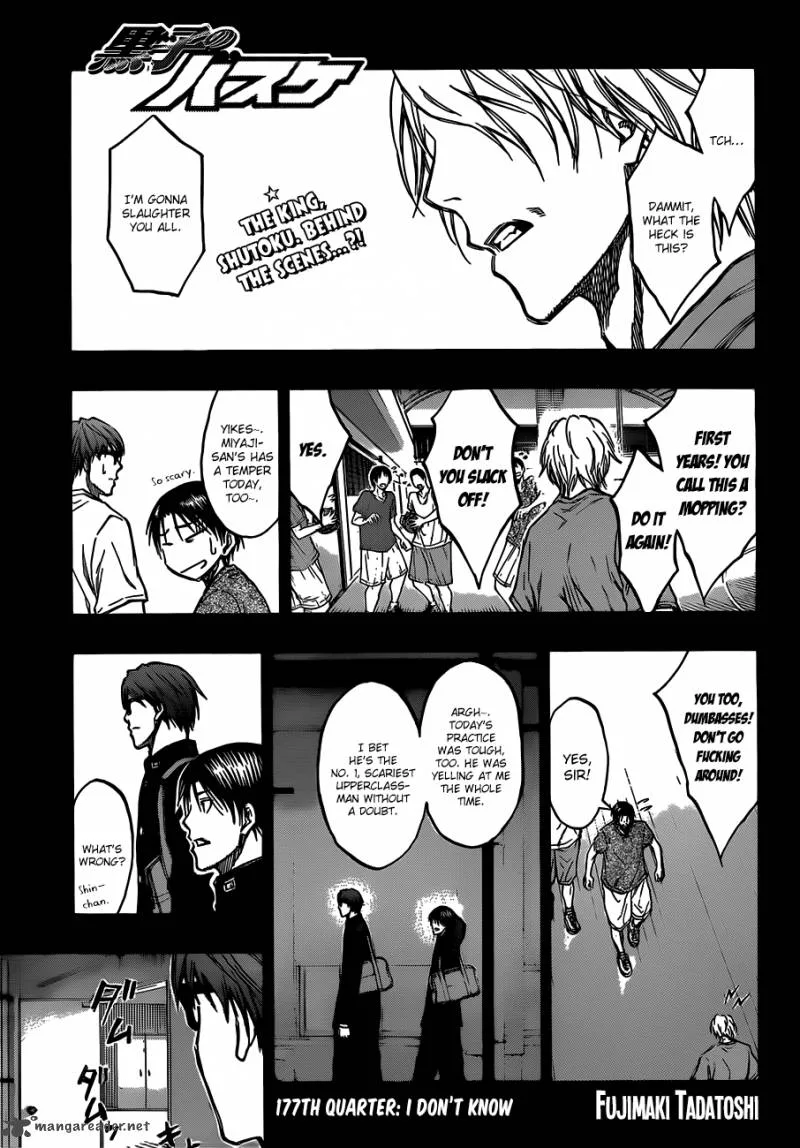 Kuroko no Basket Chapter 177 page 1