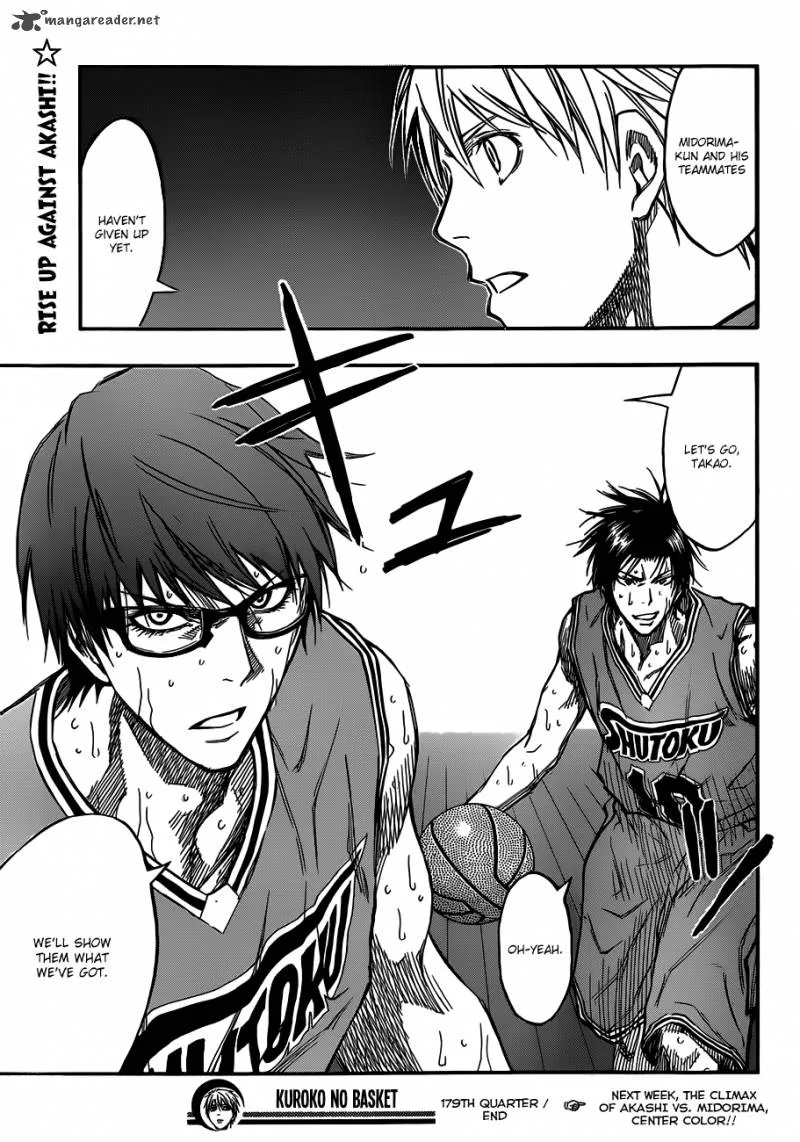 Kuroko no Basket Chapter 179 page 20