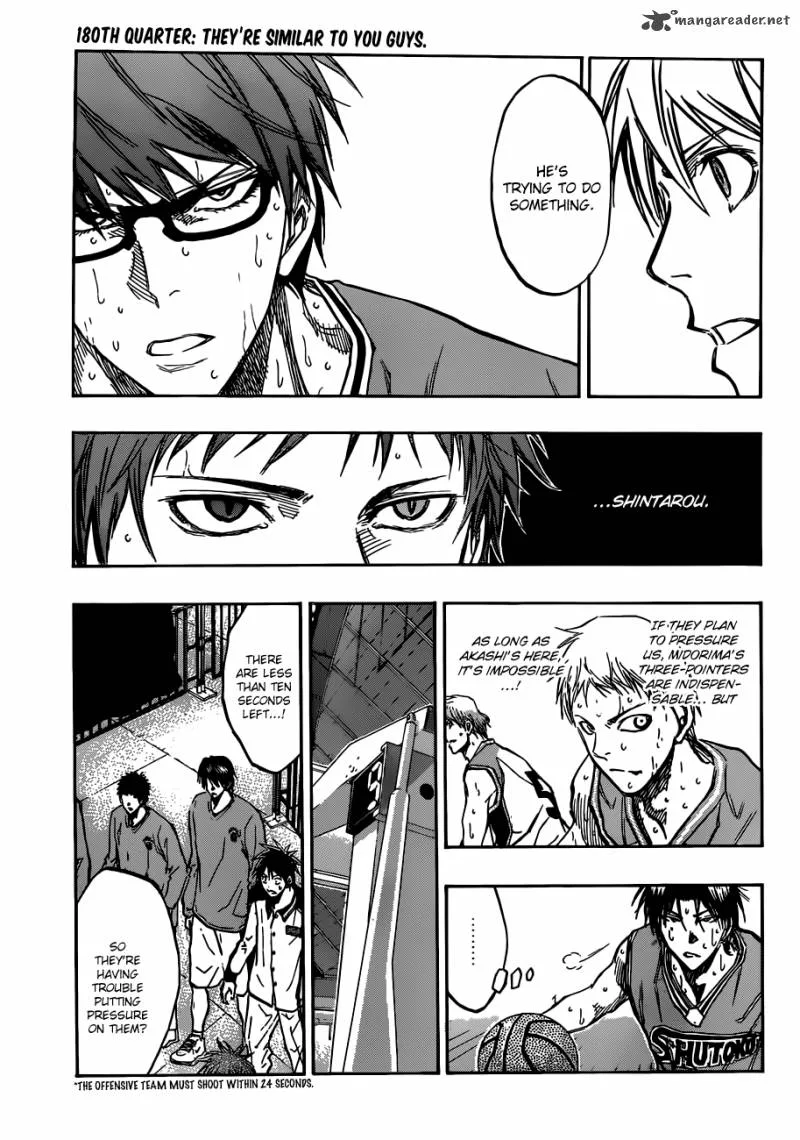 Kuroko no Basket Chapter 180 page 5