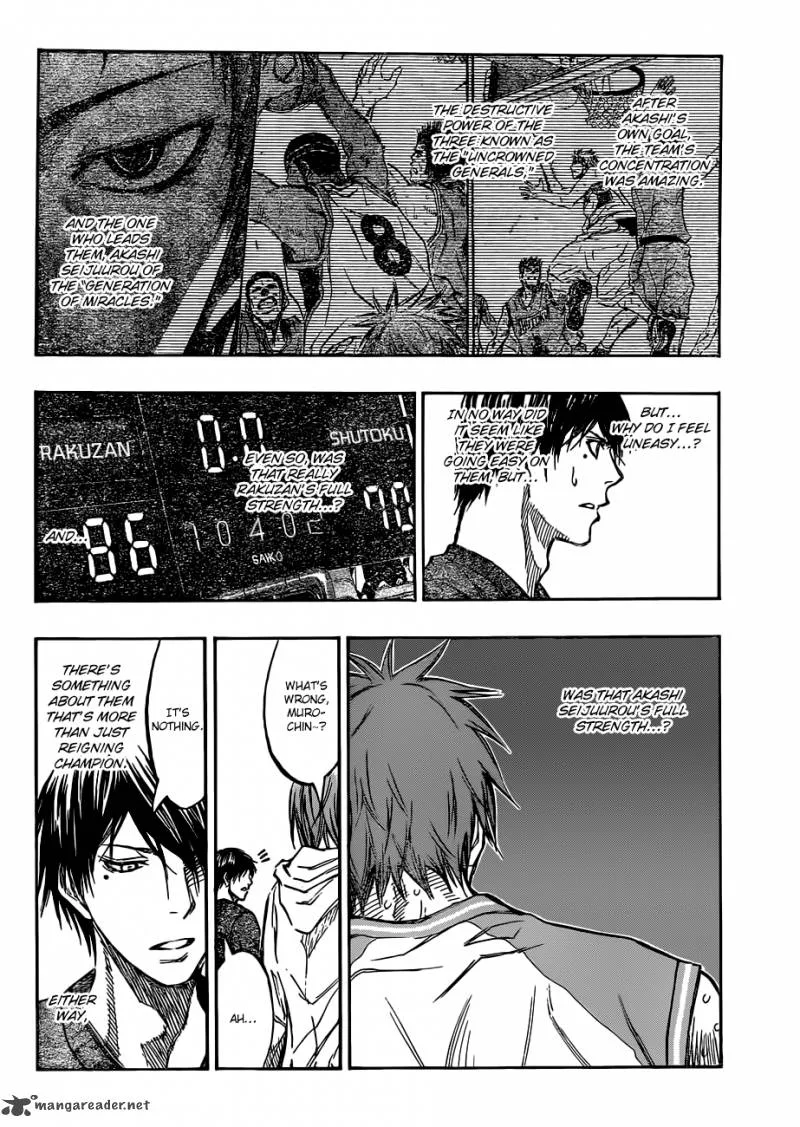 Kuroko no Basket Chapter 183 page 12