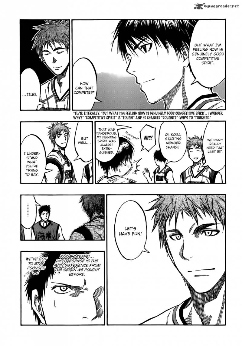 Kuroko no Basket Chapter 184 page 7
