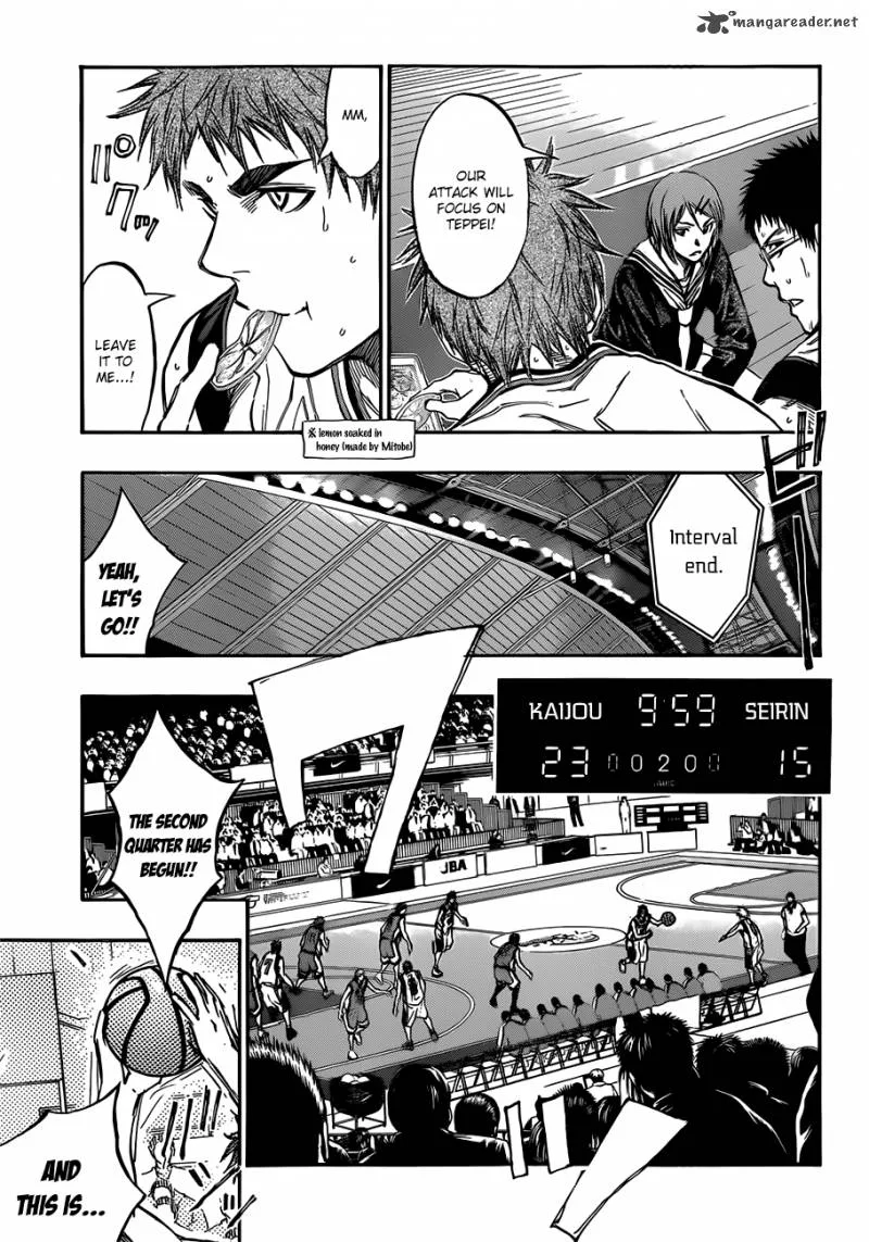 Kuroko no Basket Chapter 188 page 9