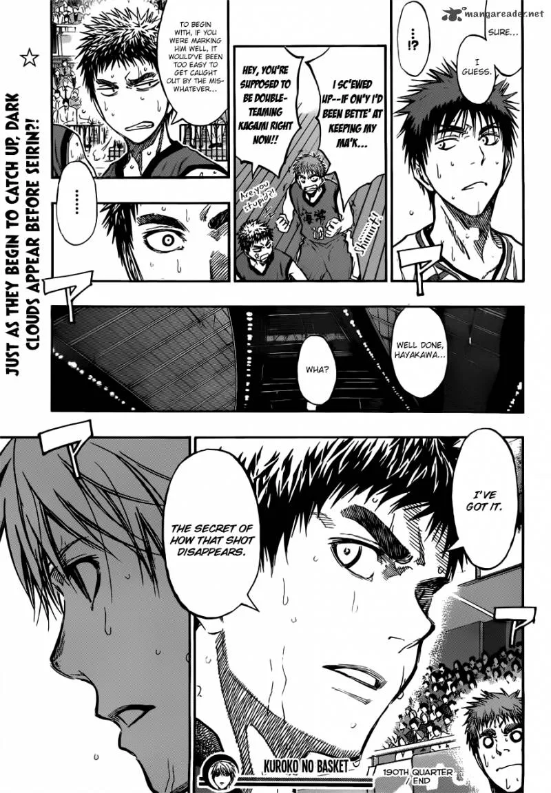 Kuroko no Basket Chapter 190 page 21