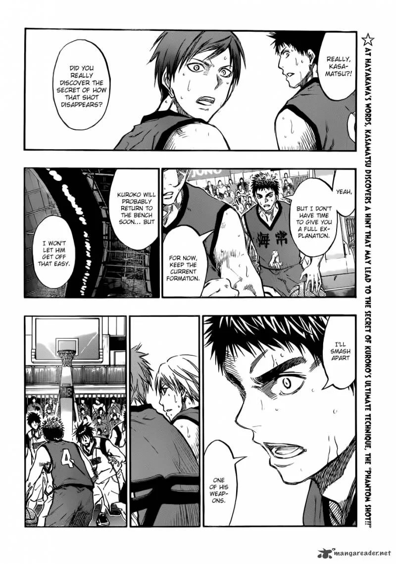 Kuroko no Basket Chapter 191 page 4