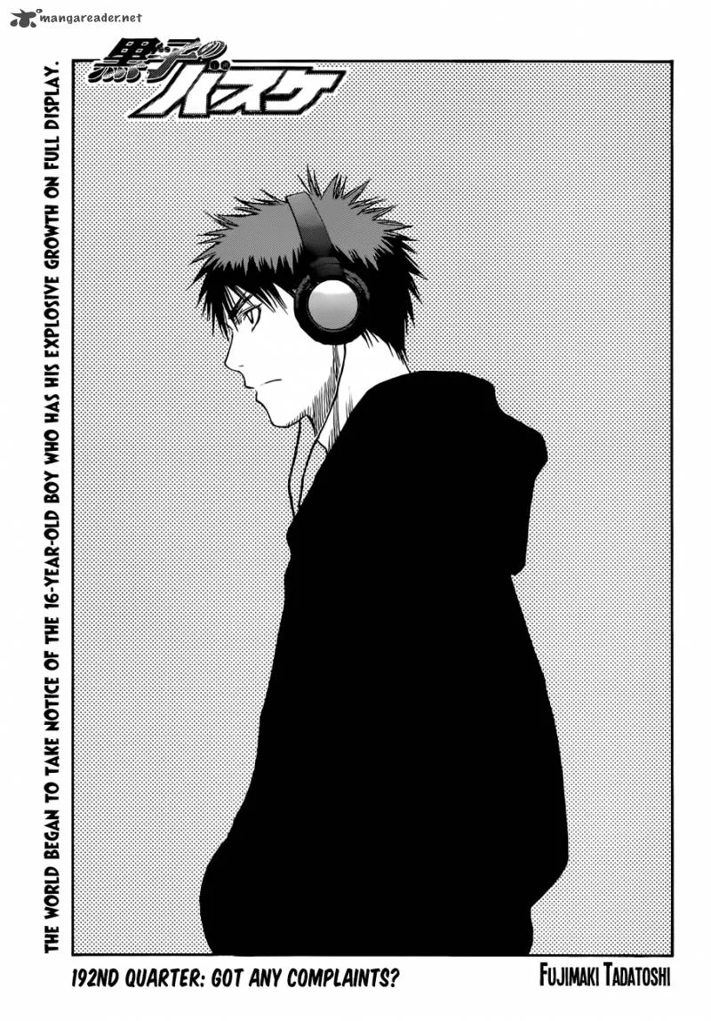 Kuroko no Basket Chapter 192 page 5