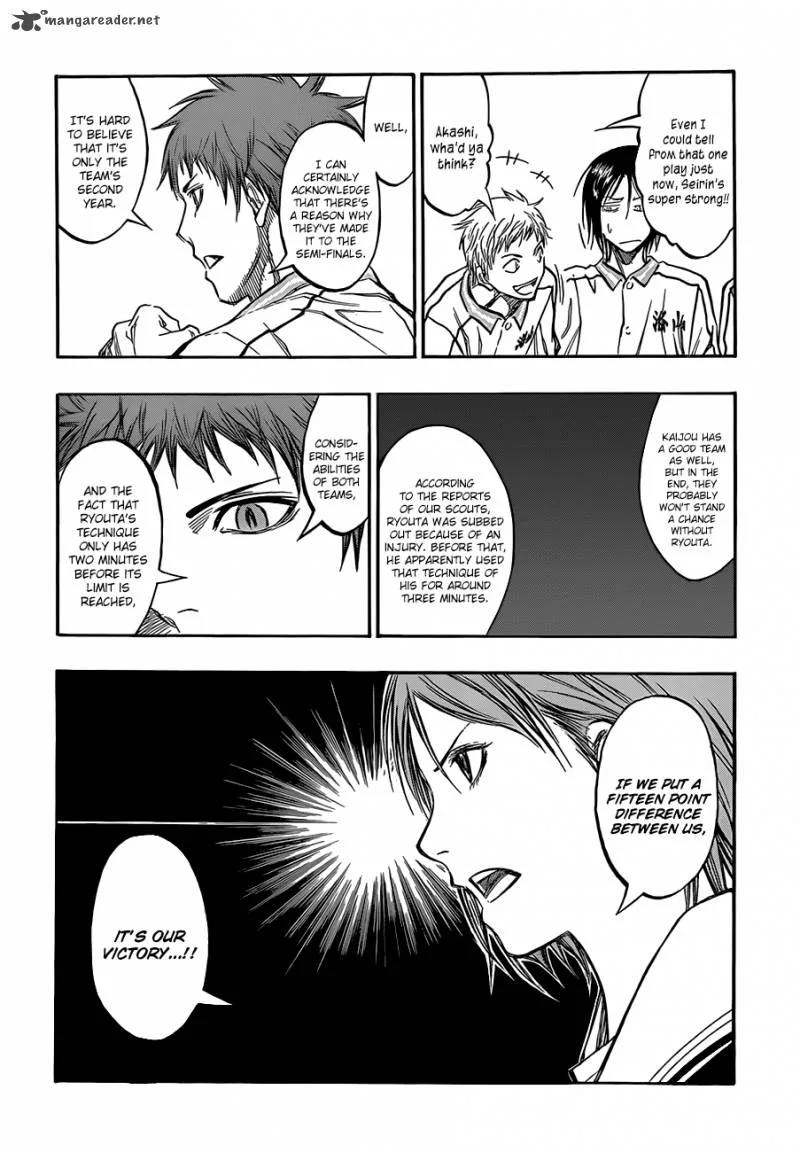 Kuroko no Basket Chapter 195 page 8