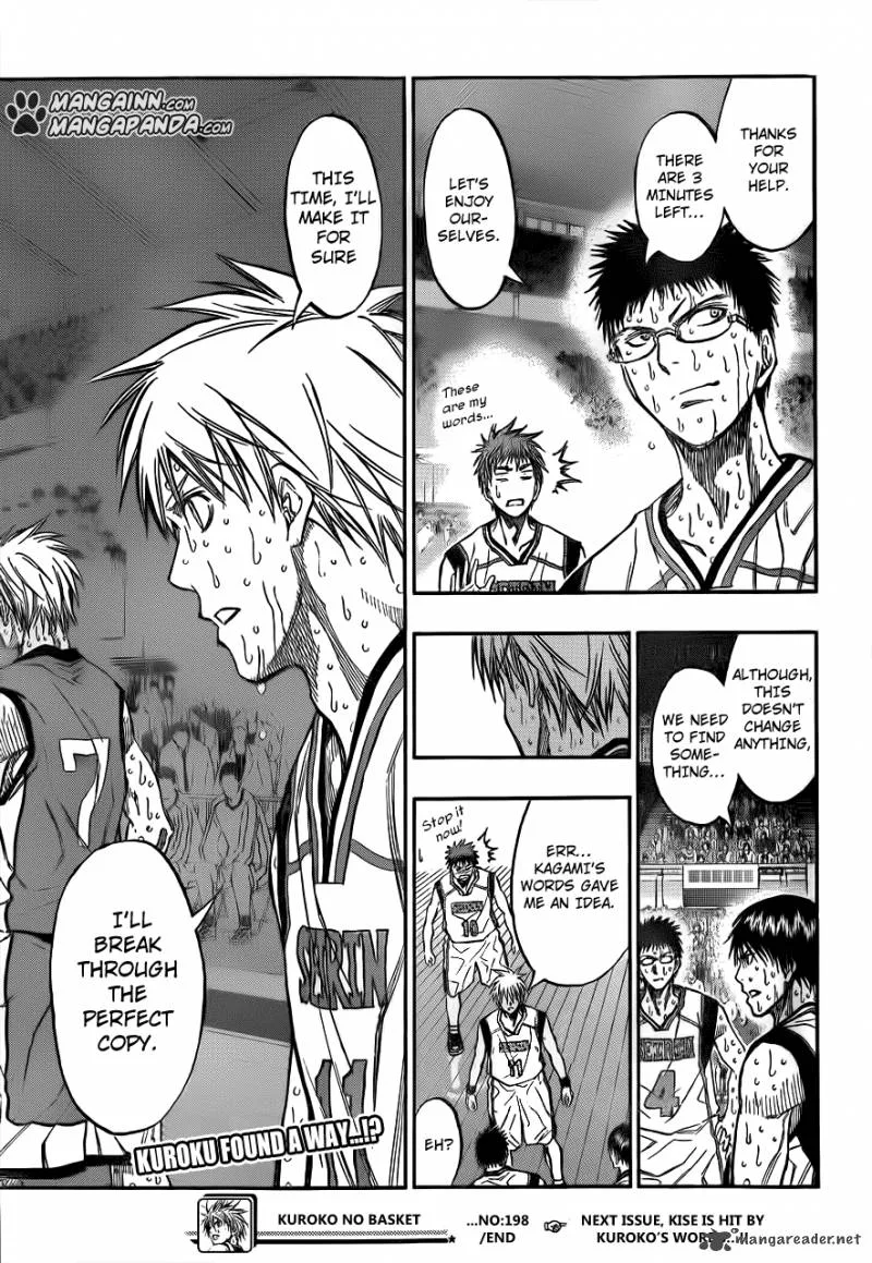 Kuroko no Basket Chapter 198 page 19