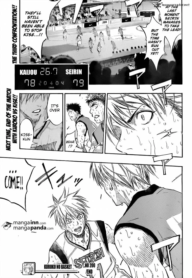 Kuroko no Basket Chapter 200 page 17