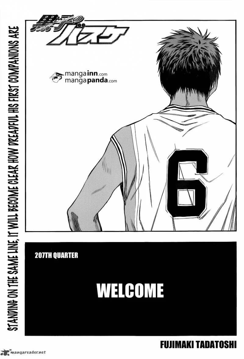 Kuroko no Basket Chapter 207 page 1