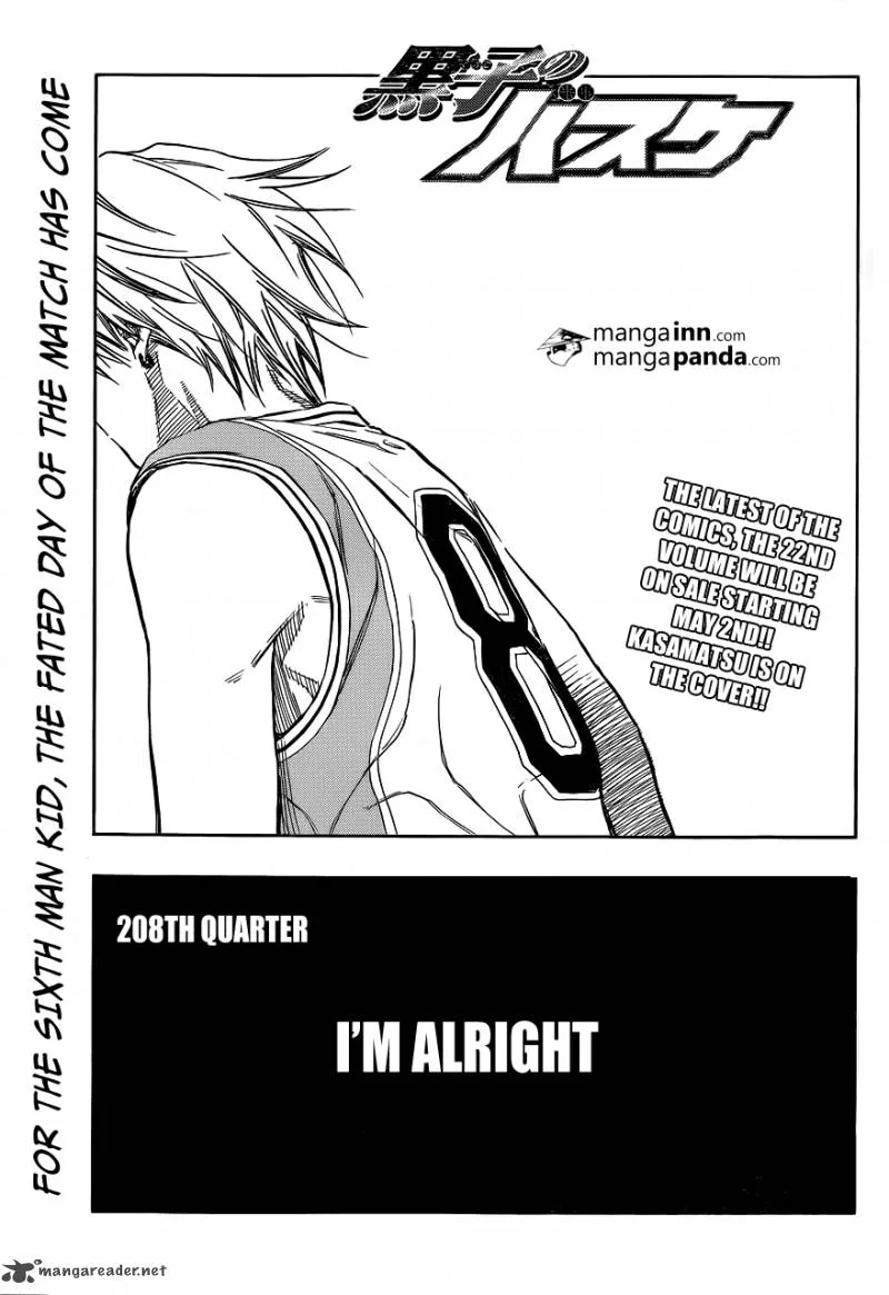 Kuroko no Basket Chapter 208 page 1