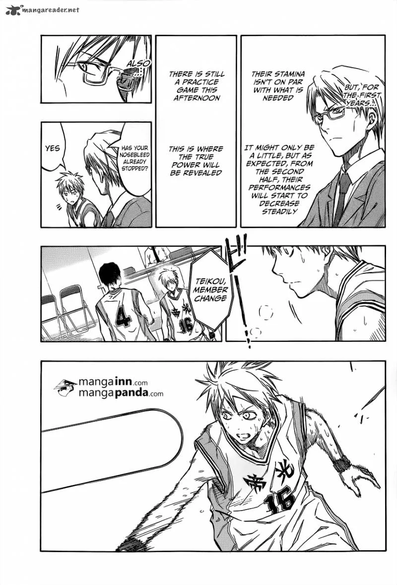 Kuroko no Basket Chapter 208 page 15
