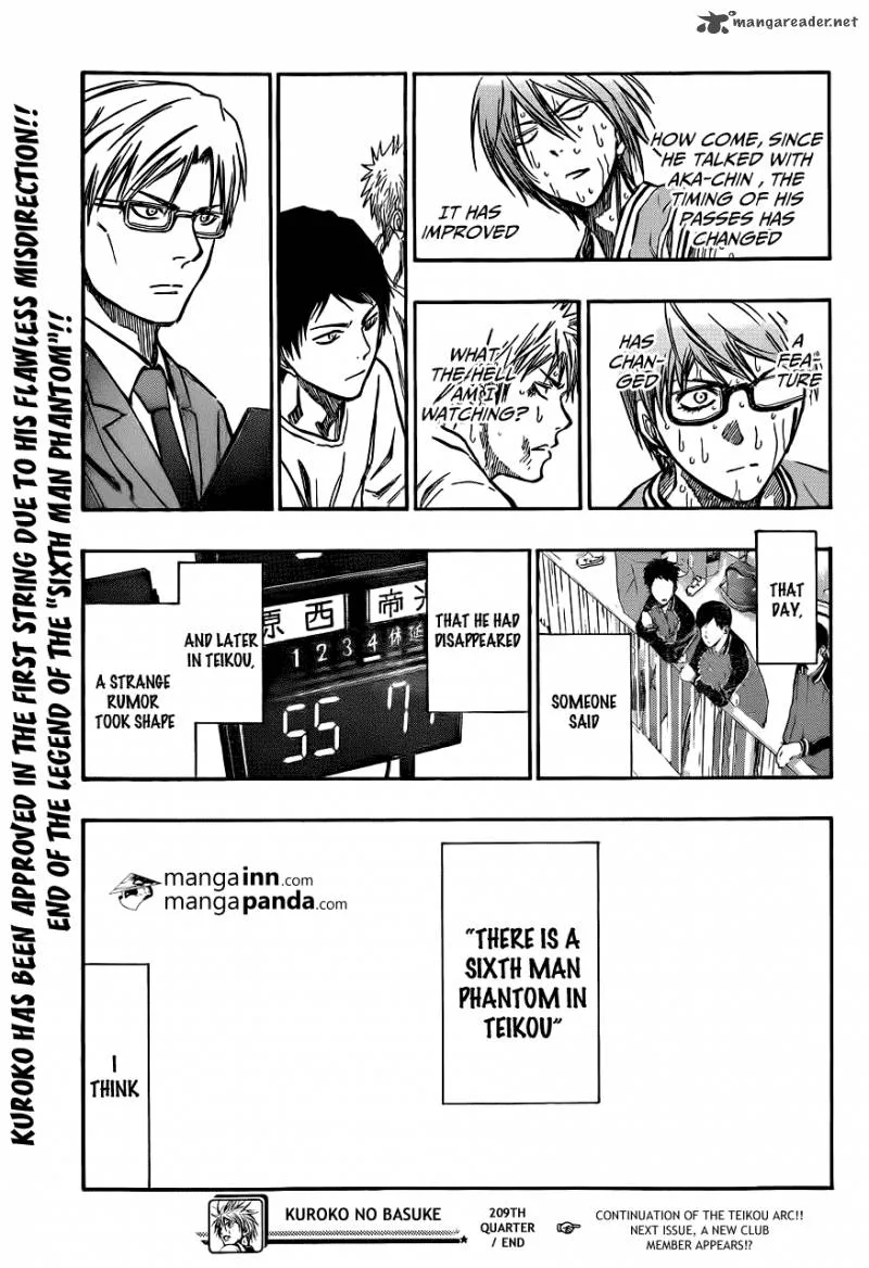 Kuroko no Basket Chapter 209 page 19
