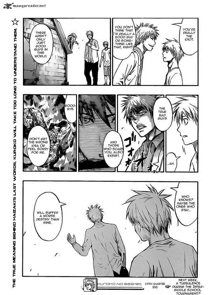 Kuroko no Basket Chapter 211 page 19