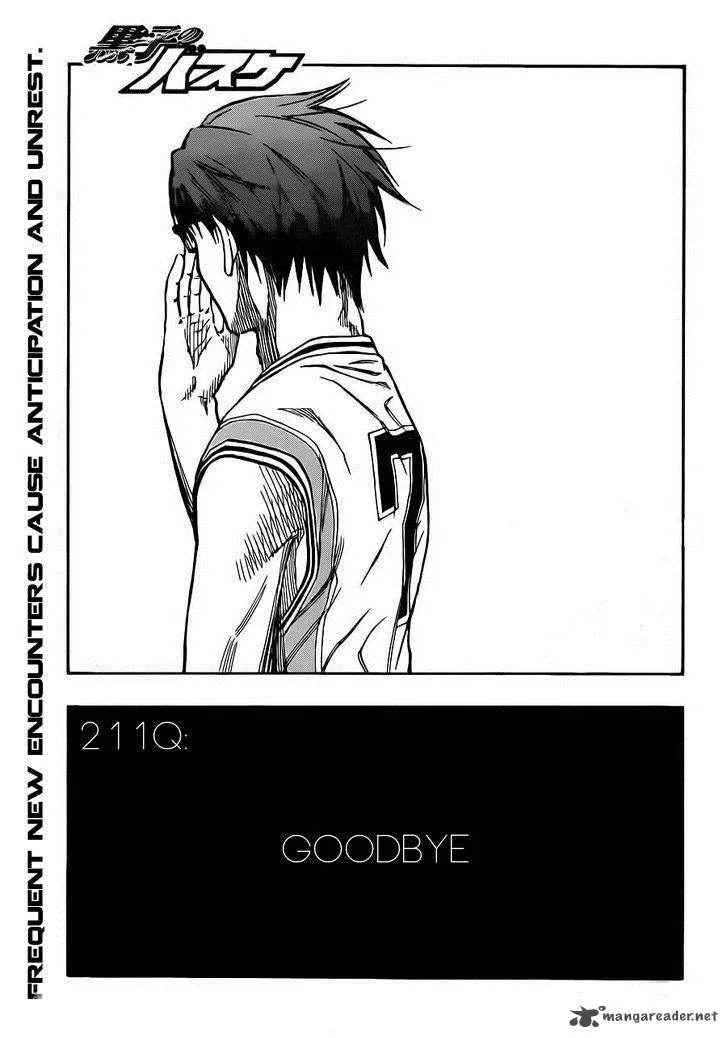 Kuroko no Basket Chapter 211 page 1