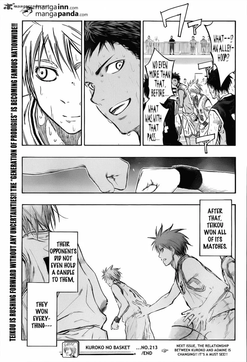 Kuroko no Basket Chapter 213 page 18