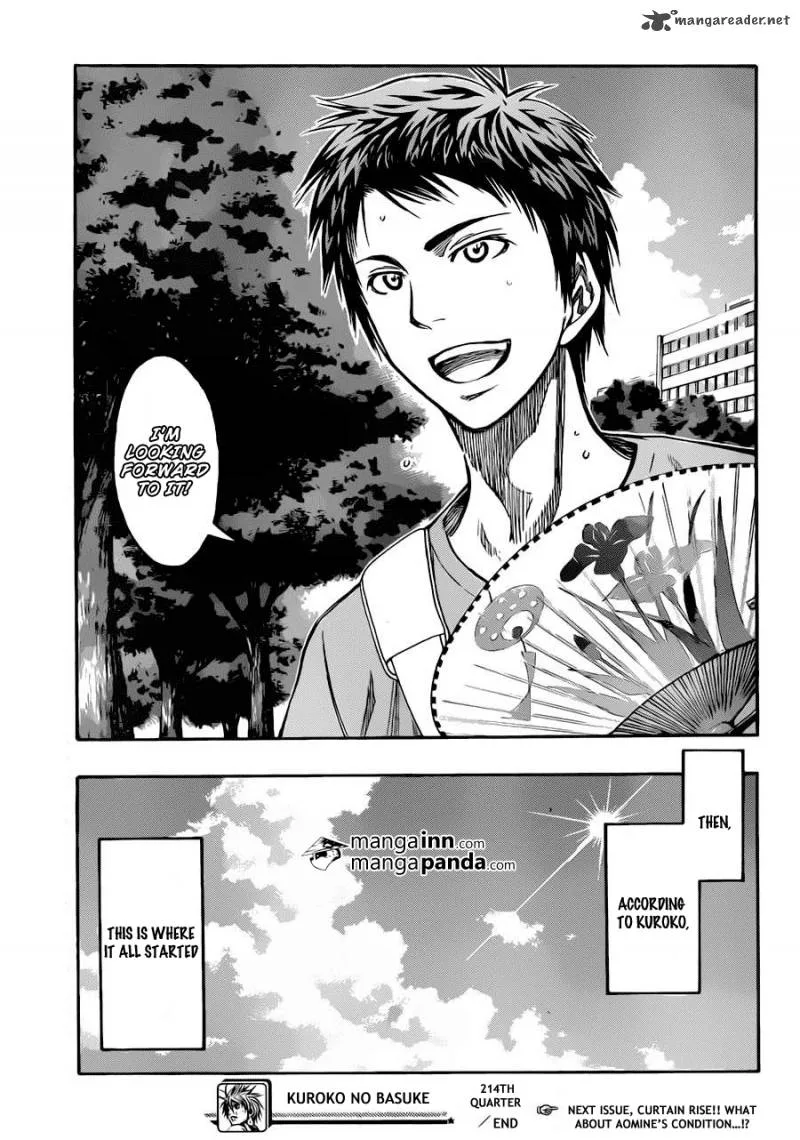Kuroko no Basket Chapter 214 page 19