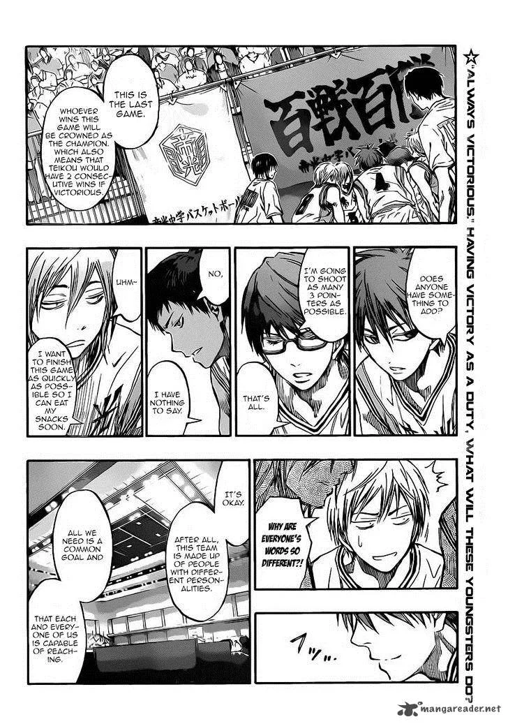 Kuroko no Basket Chapter 217 page 3