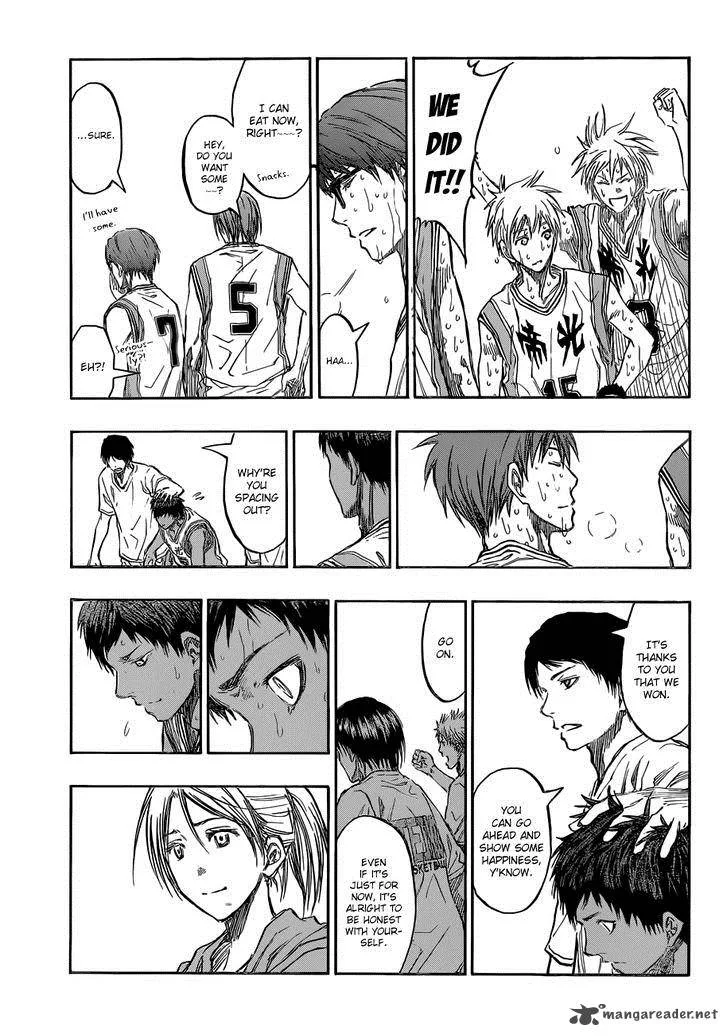 Kuroko no Basket Chapter 218 page 17