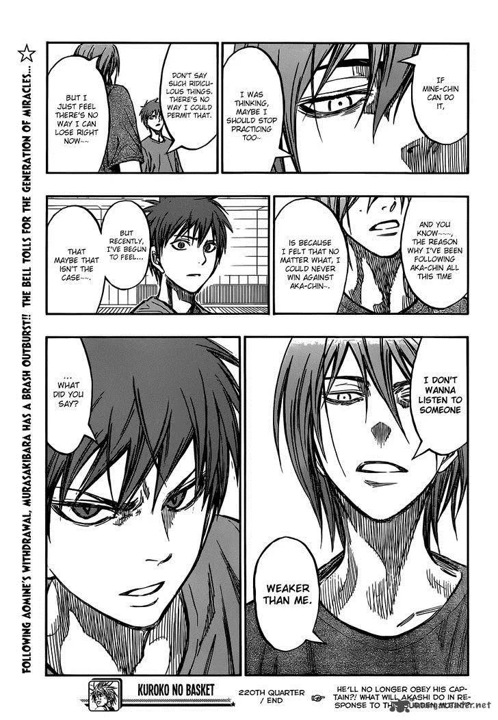 Kuroko no Basket Chapter 220 page 21