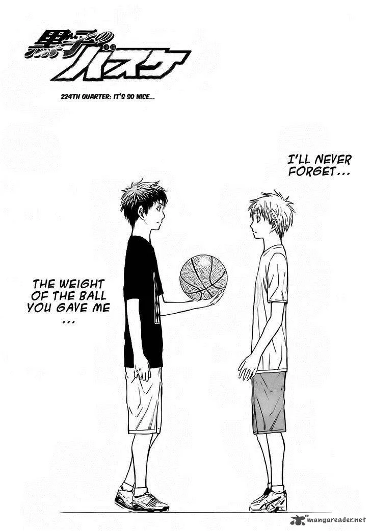 Kuroko no Basket Chapter 224 page 1