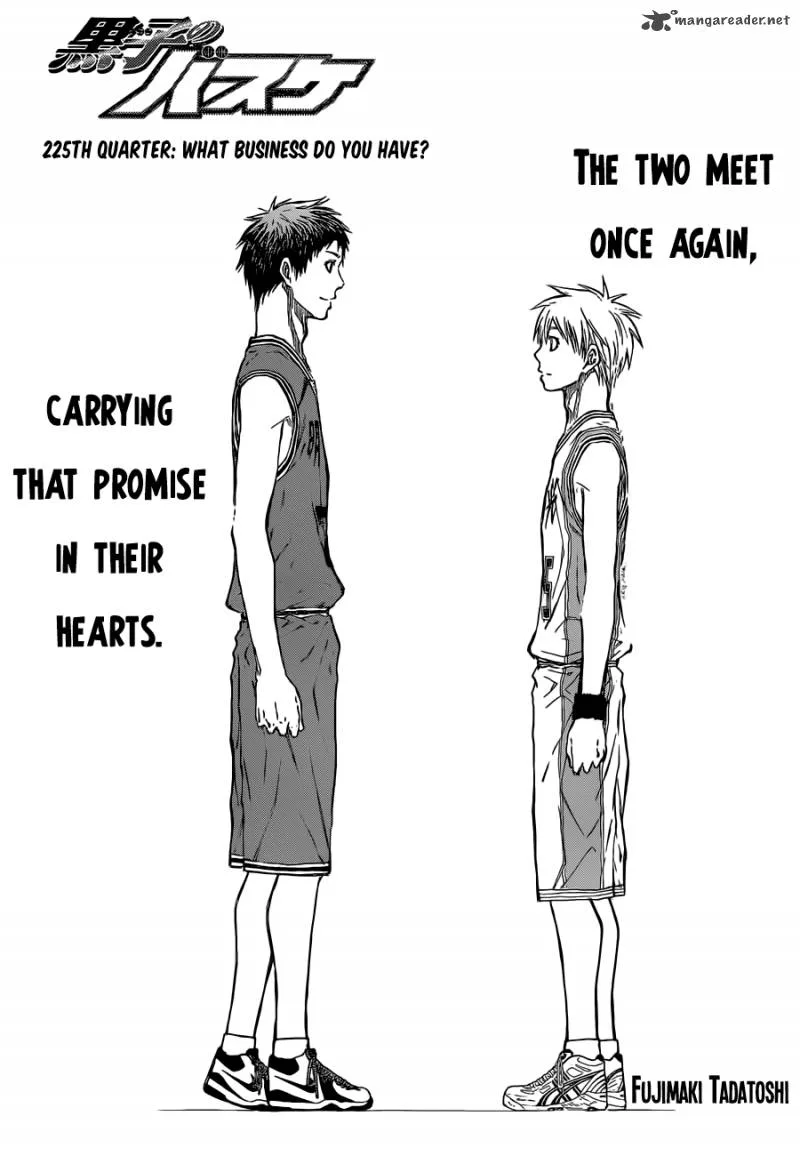 Kuroko no Basket Chapter 225 page 1