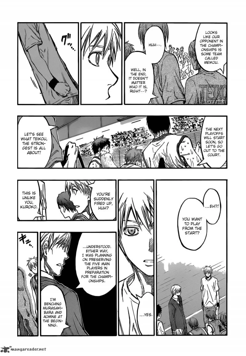 Kuroko no Basket Chapter 225 page 14