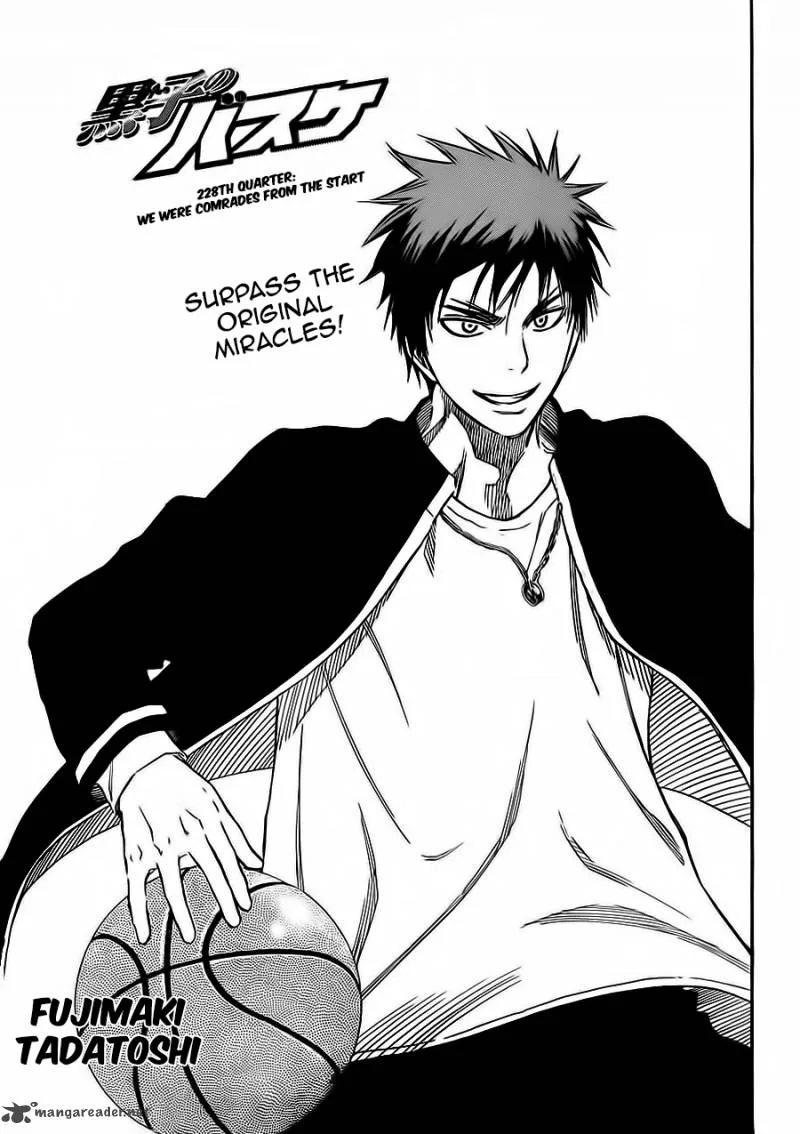 Kuroko no Basket Chapter 228 page 3