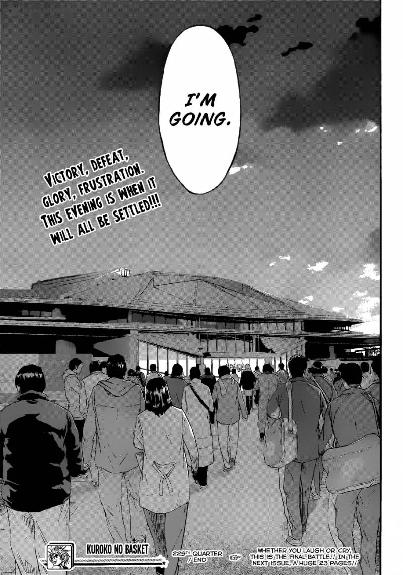 Kuroko no Basket Chapter 229 page 20