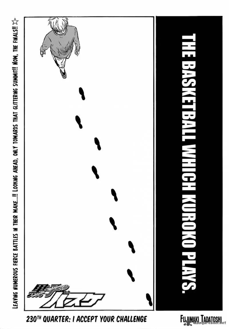 Kuroko no Basket Chapter 230 page 1