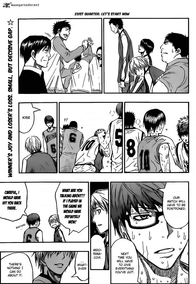 Kuroko no Basket Chapter 231 page 4