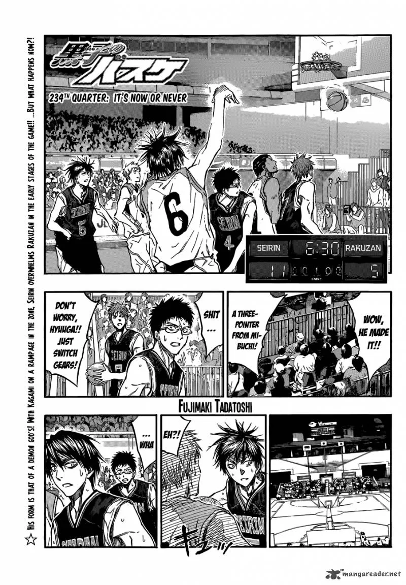 Kuroko no Basket Chapter 234 page 1