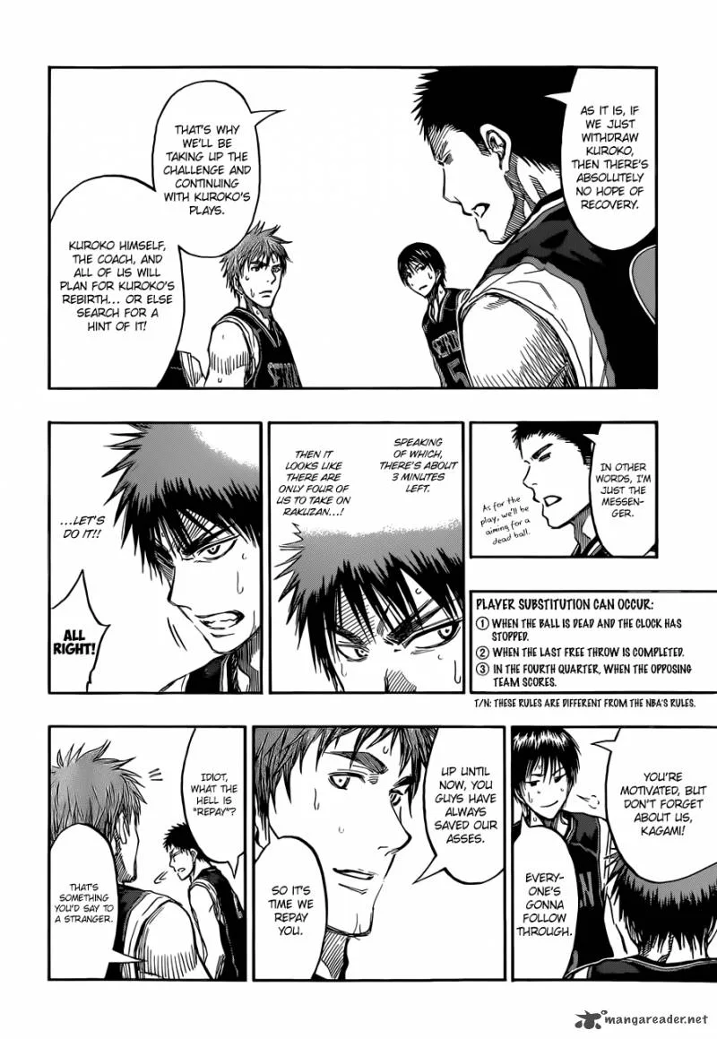Kuroko no Basket Chapter 237 page 10