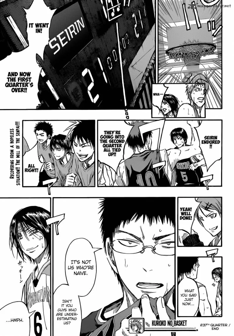 Kuroko no Basket Chapter 237 page 21