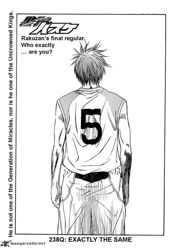 Kuroko no Basket Chapter 238 page 2