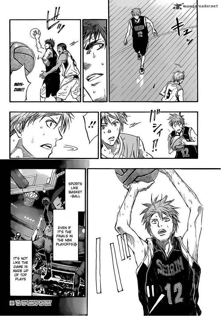 Kuroko no Basket Chapter 240 page 18
