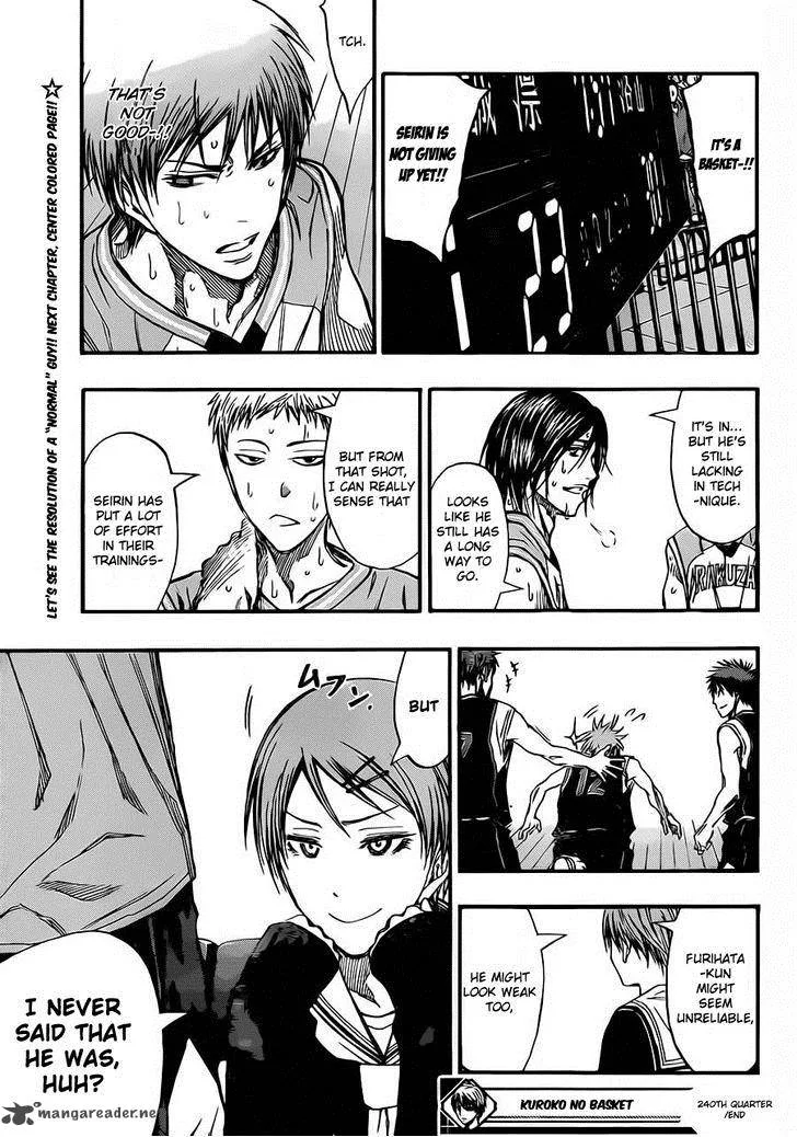 Kuroko no Basket Chapter 240 page 21